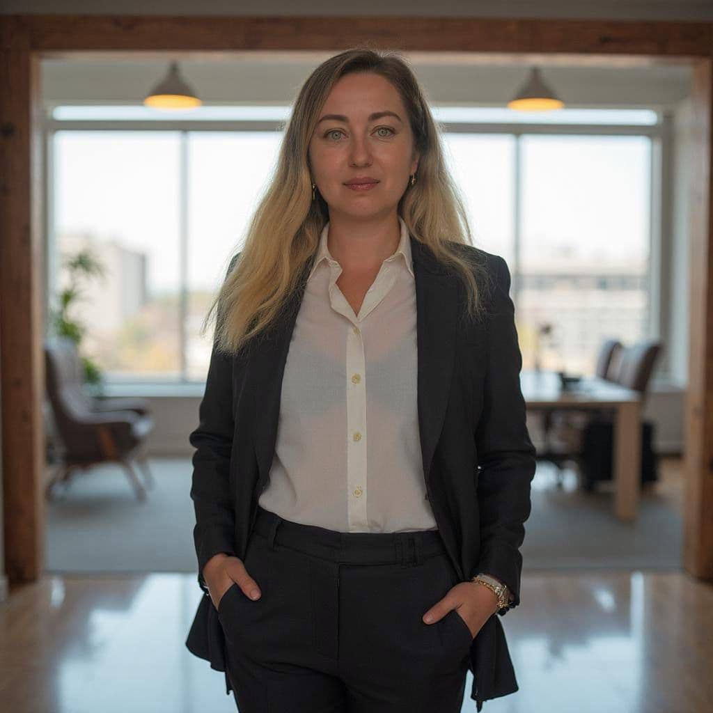 Portrait of Viktoriya Sydoruk, Founder & CEO